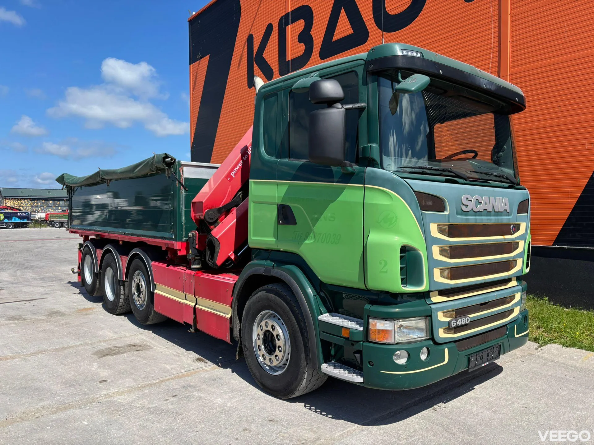 Scania G480 HMF 2620K YEAR 2018 / BOX L=5414 mm 480kW