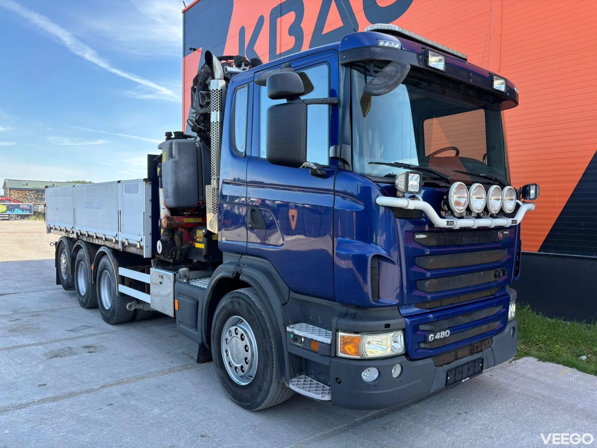 Scania G480 FASSI F260XP + JIB + GRAB / BOX L=5639 mm 480kW