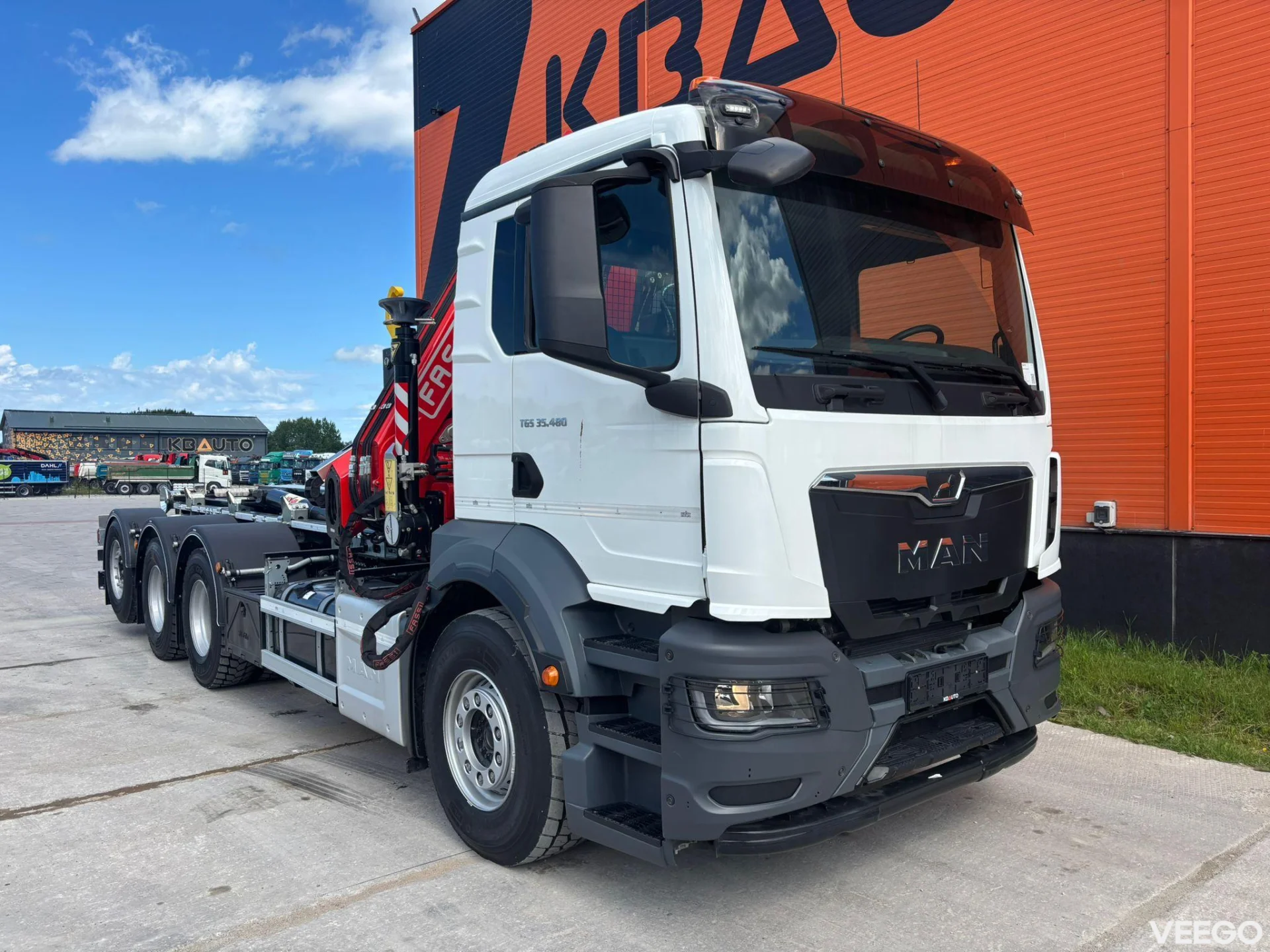 MAN TGS 35.480 8x4*4 FASSI F275 / HYVALIFT 26 ton / L=6300 mm 353kW