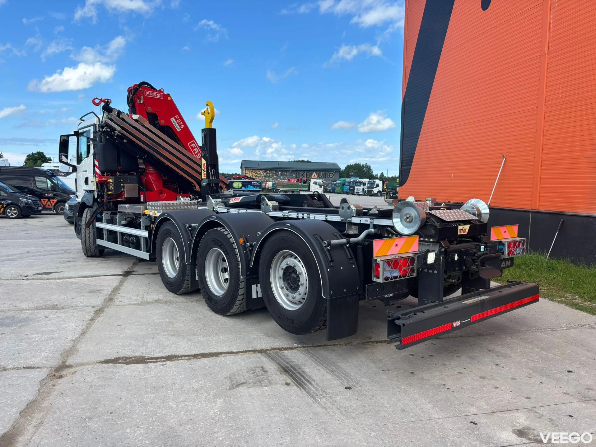 MAN TGS 35.480 8x4*4 FASSI F275 / HYVALIFT 26 ton / L=6300 mm 353kW
