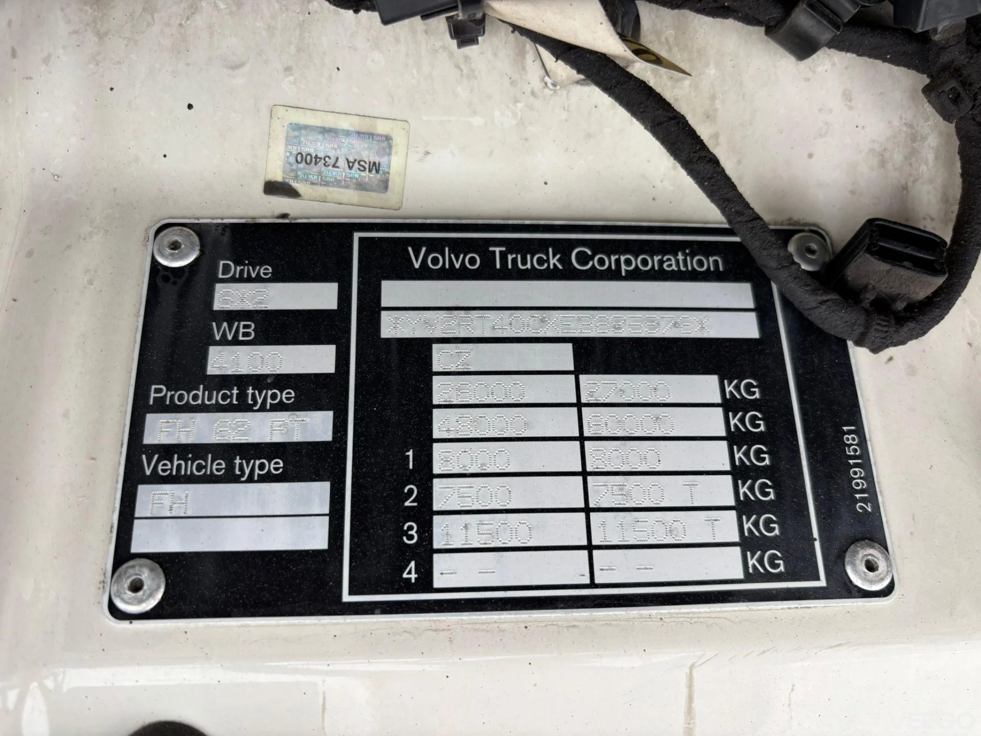 Volvo FH 500 6x2 GLOBE XL 375kW