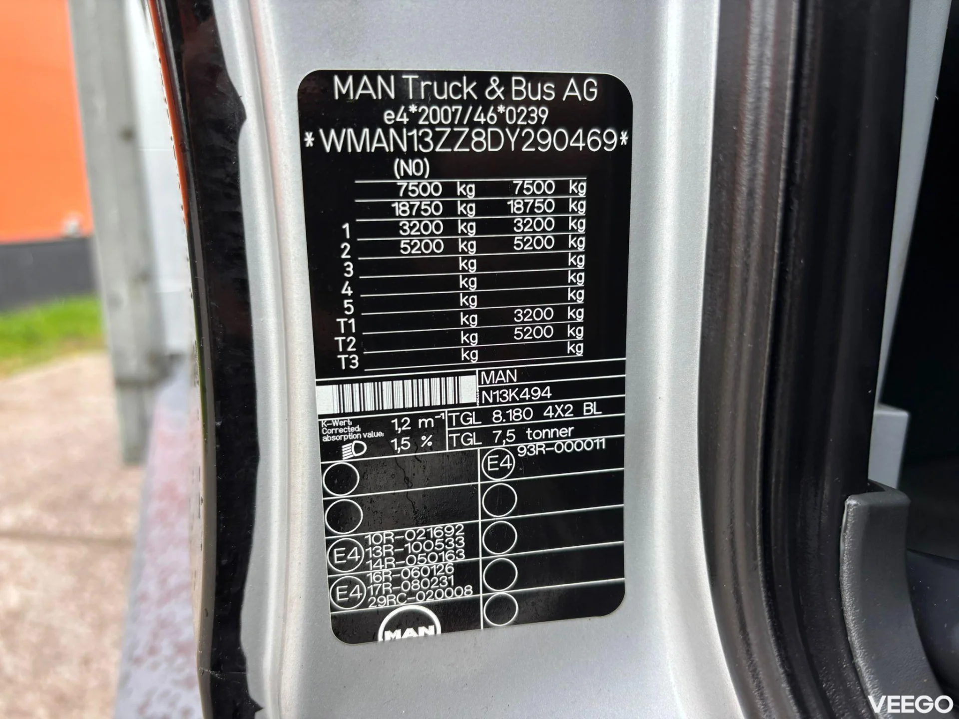 MAN TGL PK 4200 / BOX L=4017 mm / ONLY 44240 km 180kW