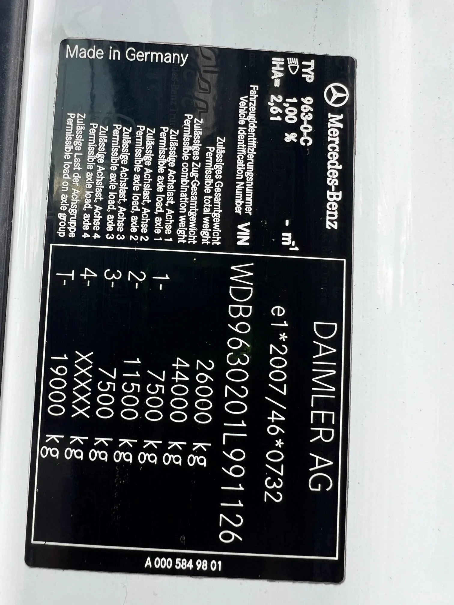 Mercedes-Benz Actros 330kW