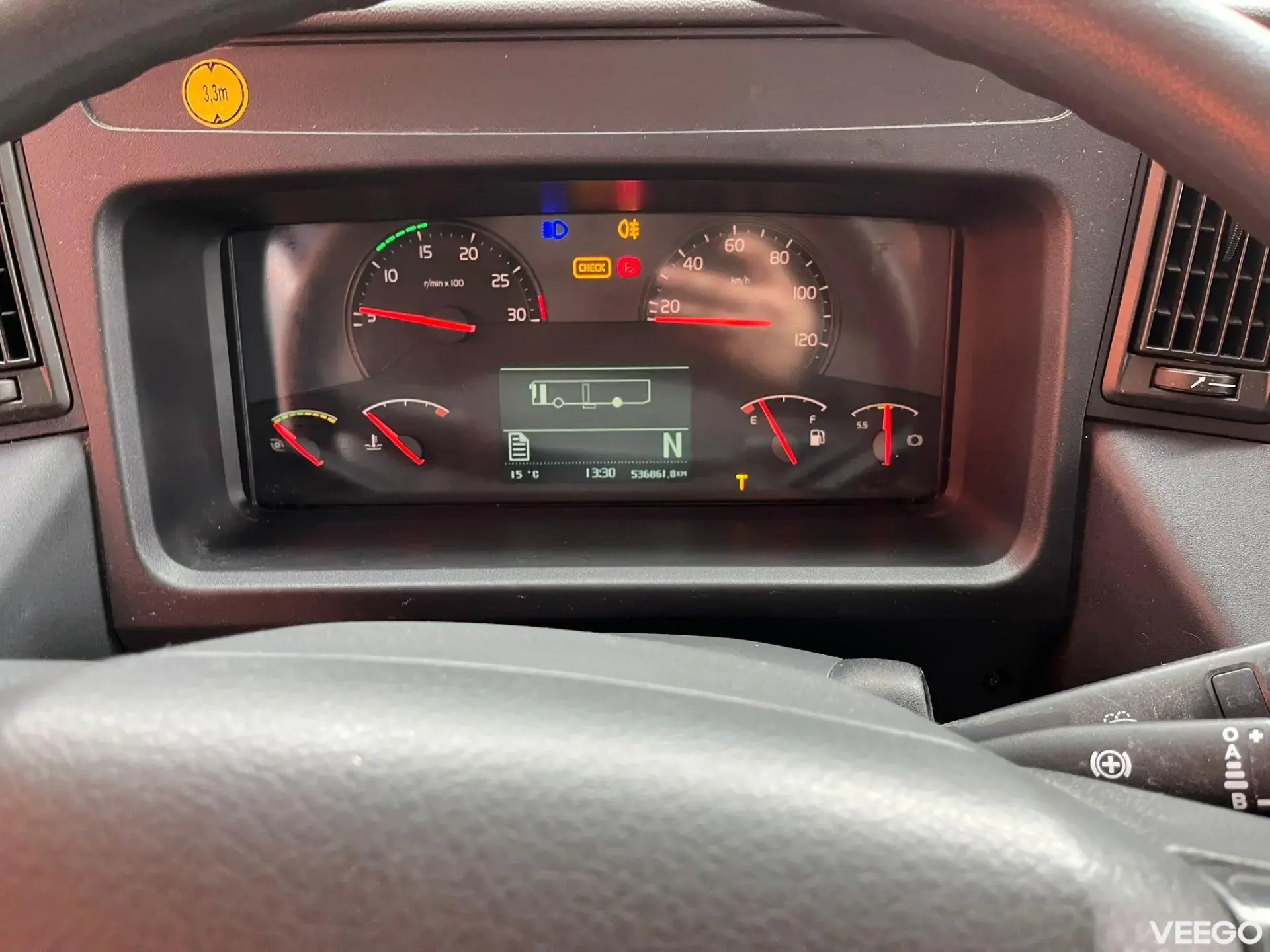 Volvo B8R 44 SEATS + 53 STANDING / AC / AUXILIARY HEATER  240kW