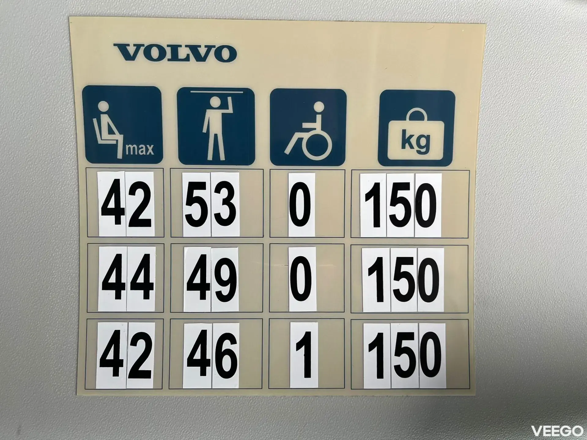 Volvo B8R 44 SEATS + 53 STANDING / AC / AUXILIARY HEATER  240kW