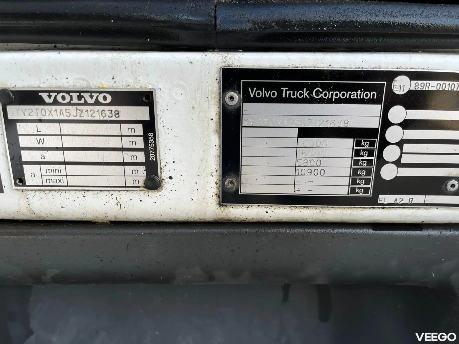 Volvo FL PK 12.501 / PLATFORM L=5019 mm 184kW