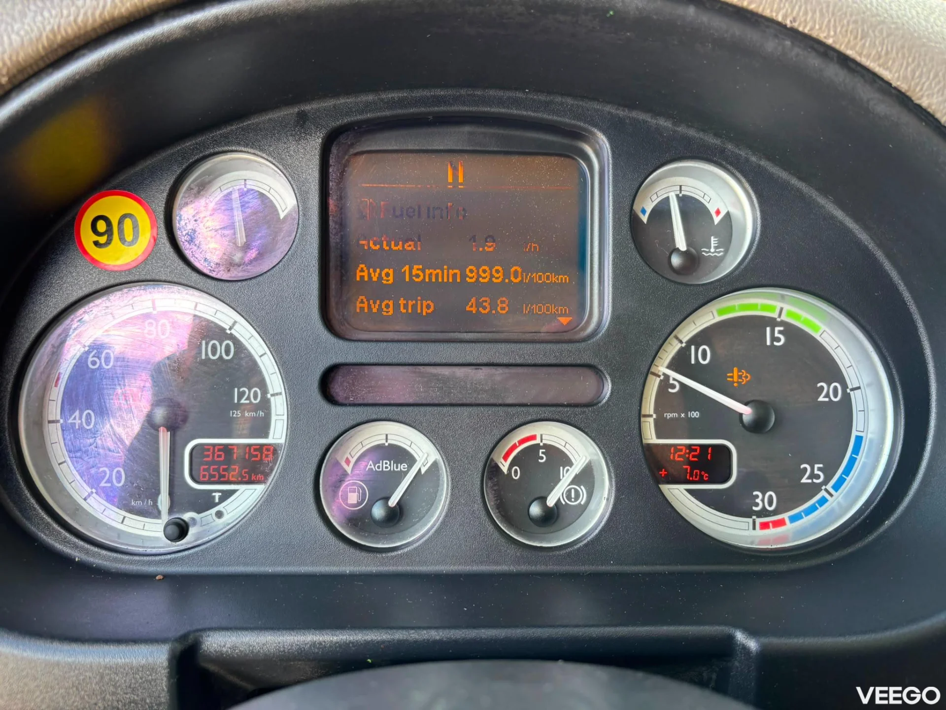 DAF CF CRANE DAMAGE ! / PK18002 / PLATFORM L=6928 mm 310kW
