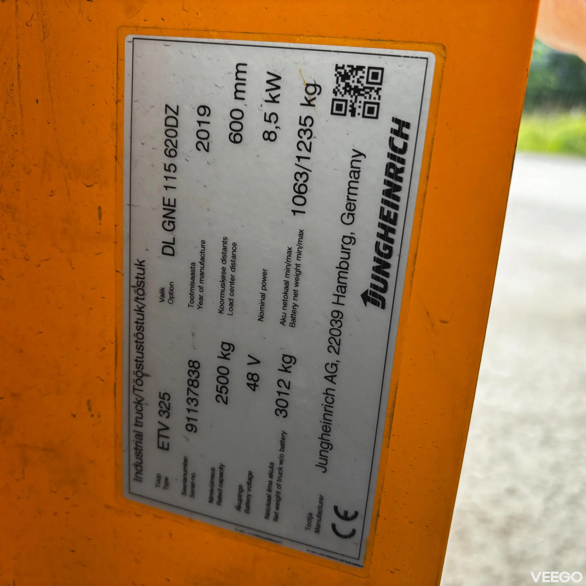 Jungheinrich ETV 325 6200 DZ kW