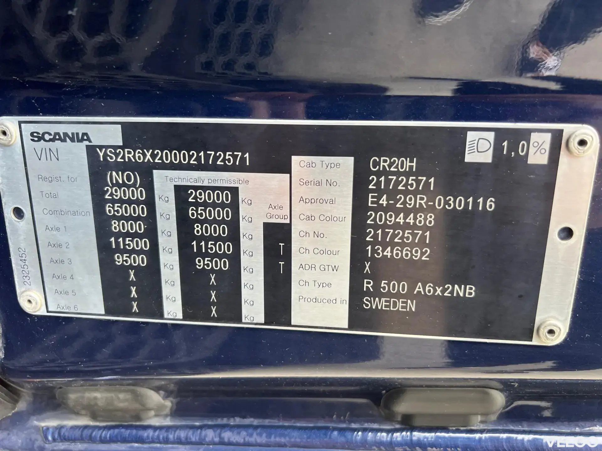SCANIA R500 368kW