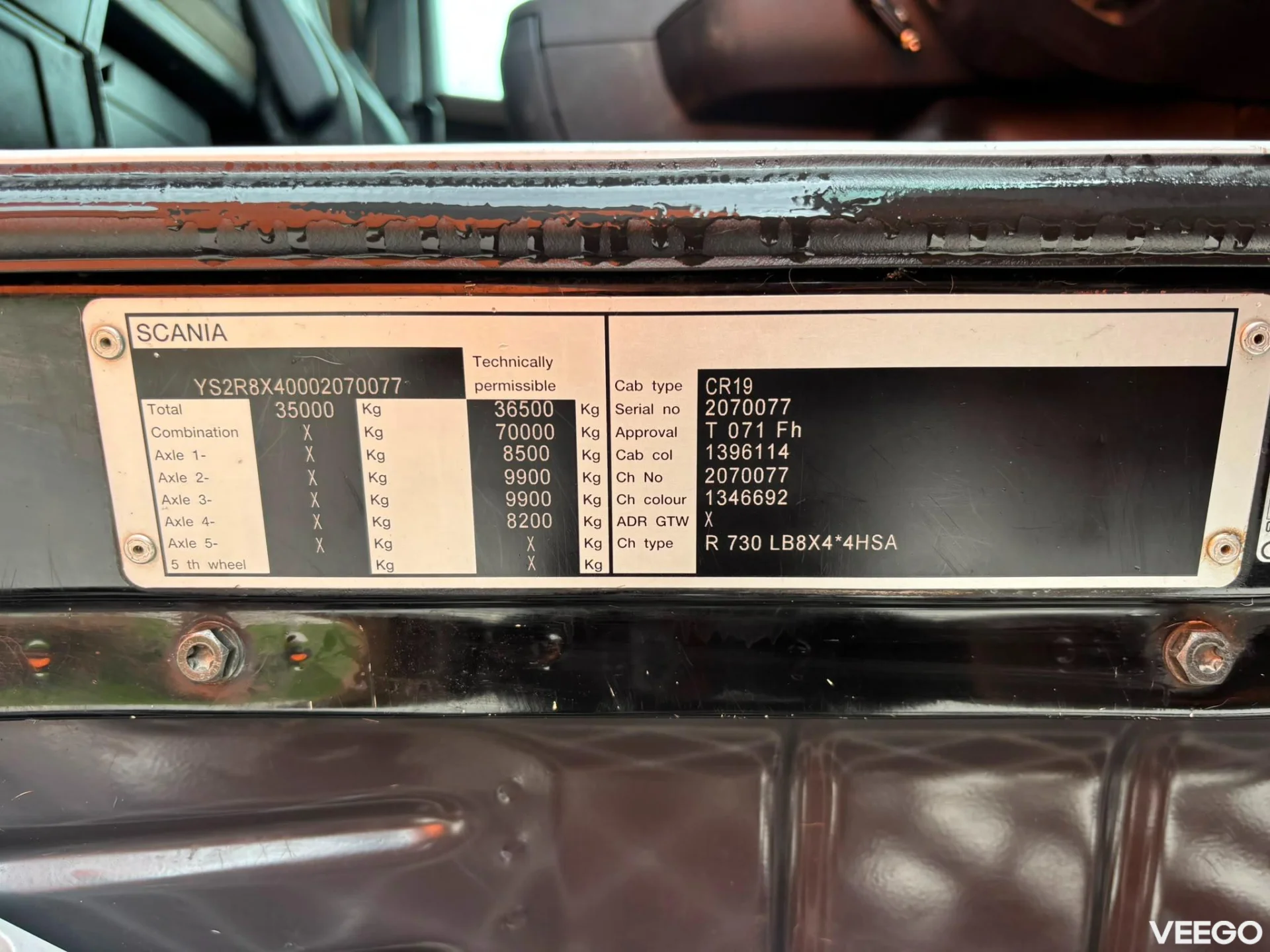 Scania R730 RETARDER / BOX L=6073 mm 730kW