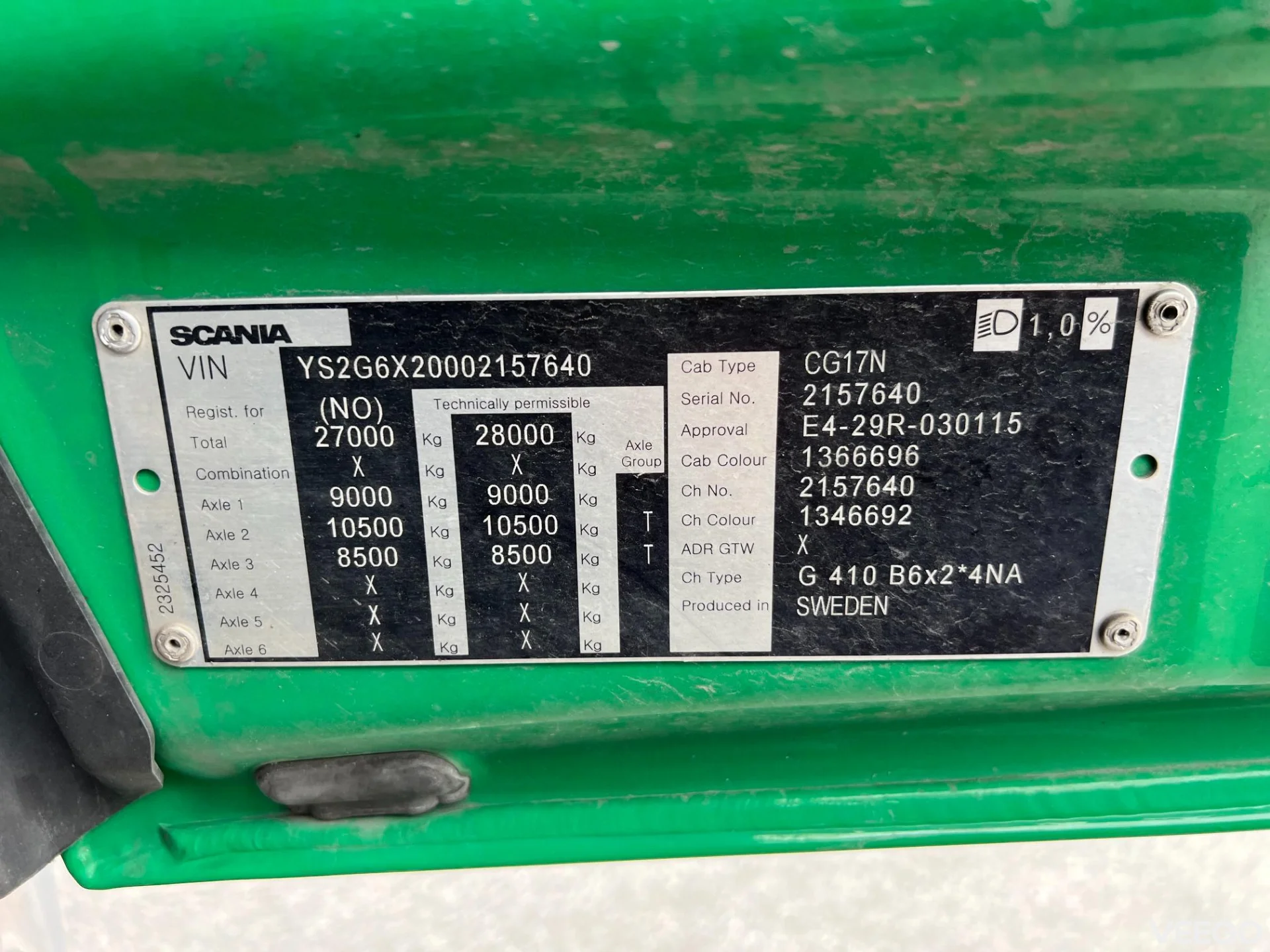 Scania G410 302kW