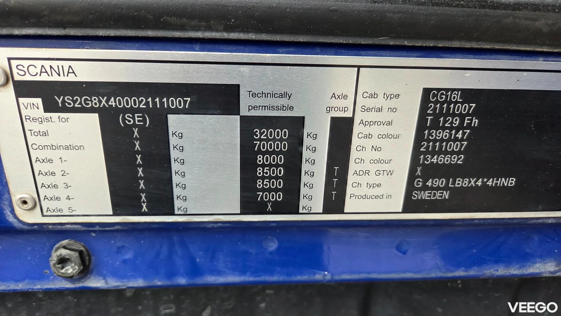 Scania G490 360kW