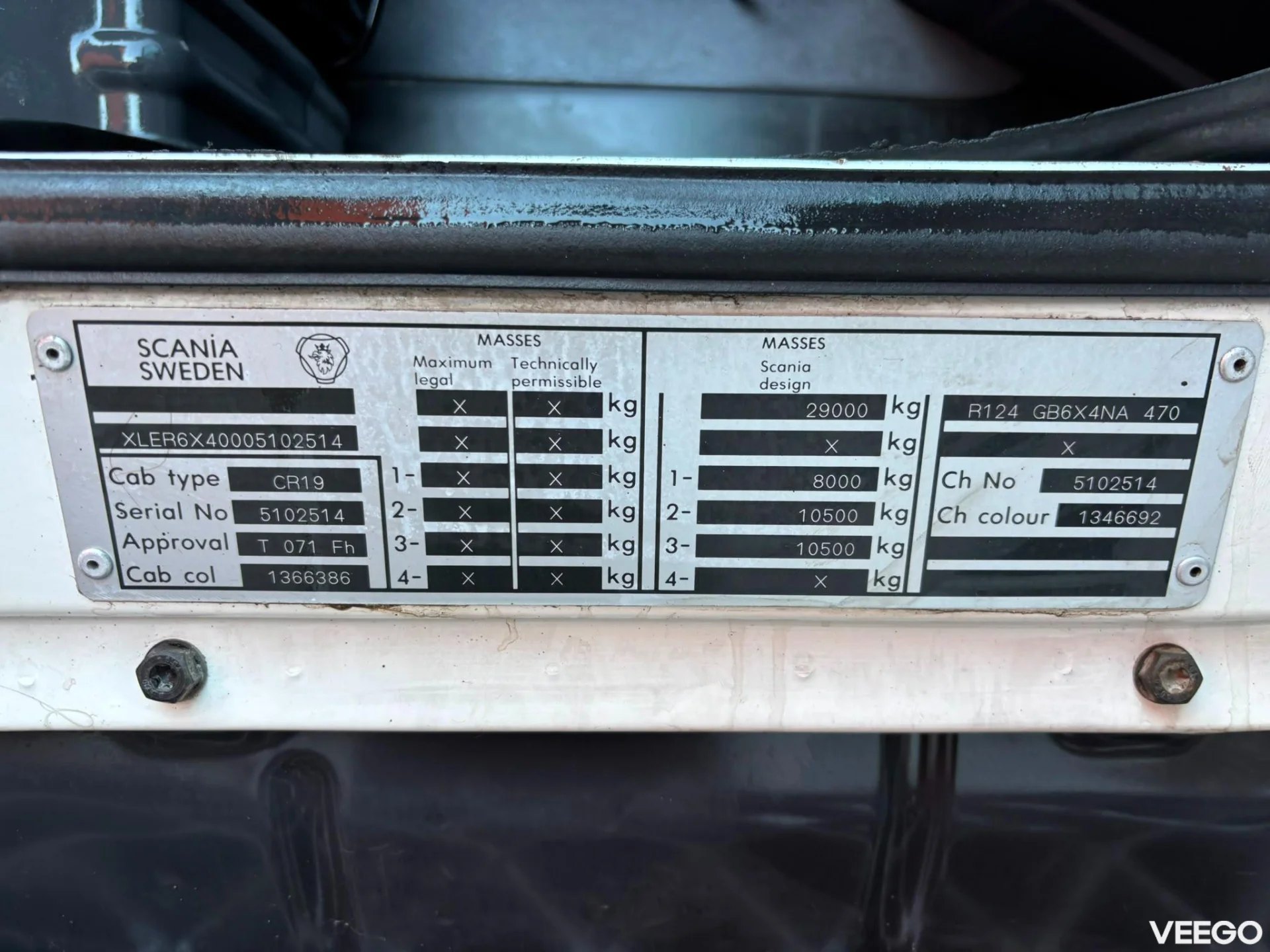 Scania R124 BOX L=5381 mm 470kW