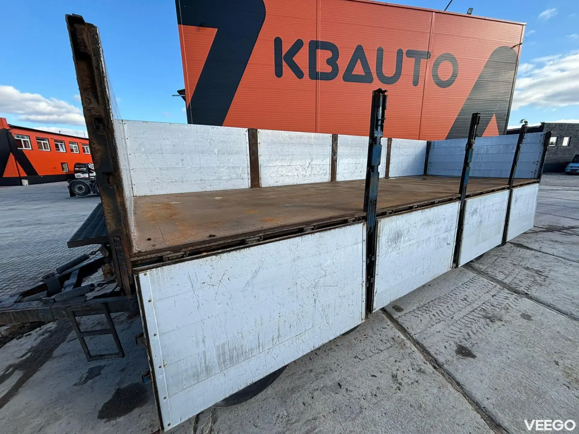 Kel-berg D32B4 BPW AXLES / EXTENDABLE DRAWBAR / BOX L=7605 mm