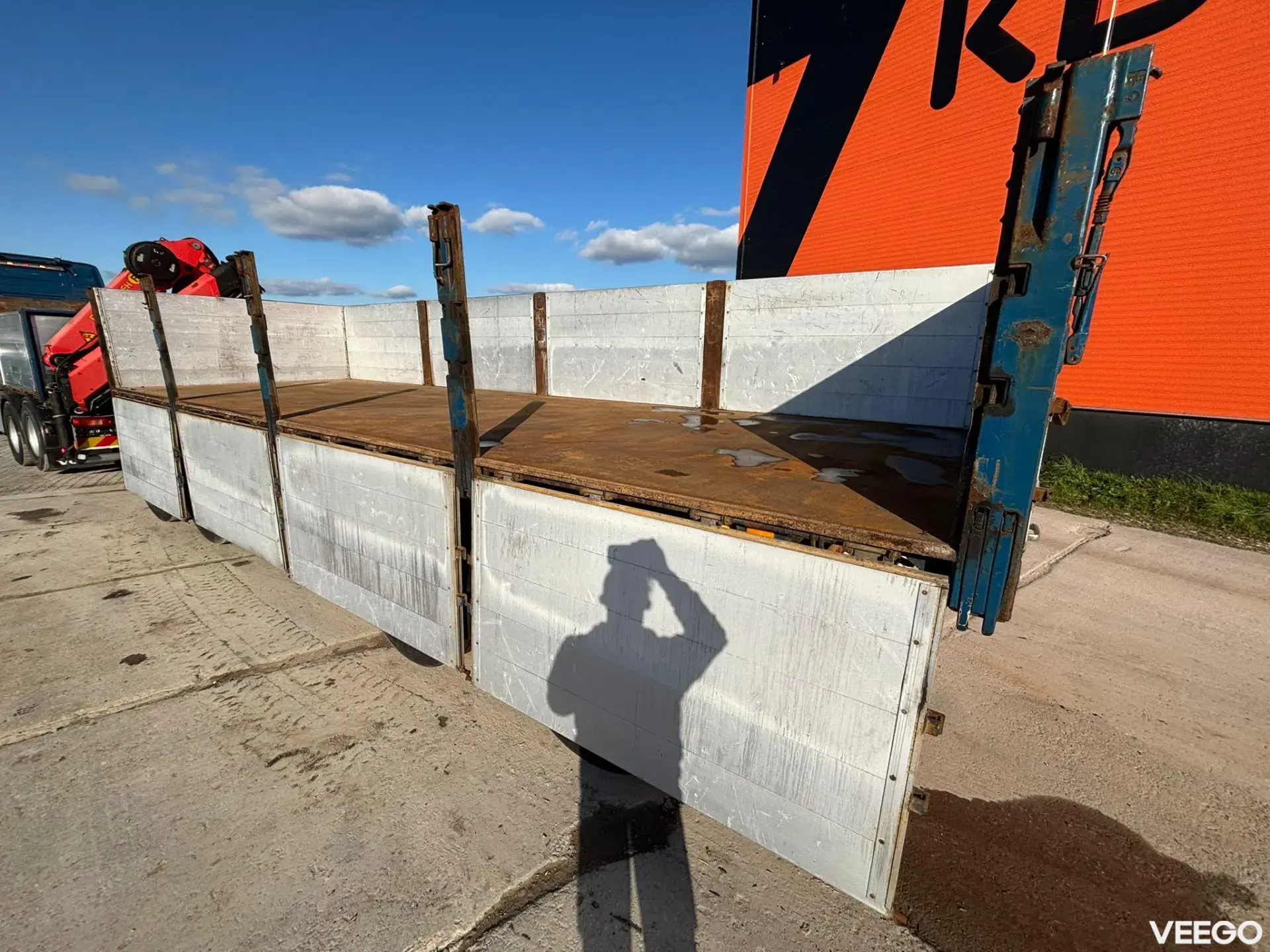 Kel-berg D32B4 BPW AXLES / EXTENDABLE DRAWBAR / BOX L=7605 mm