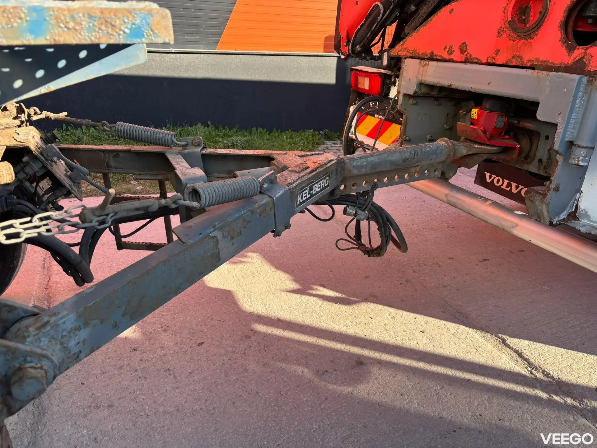 Kel-berg D32B4 BPW AXLES / EXTENDABLE DRAWBAR / BOX L=7605 mm