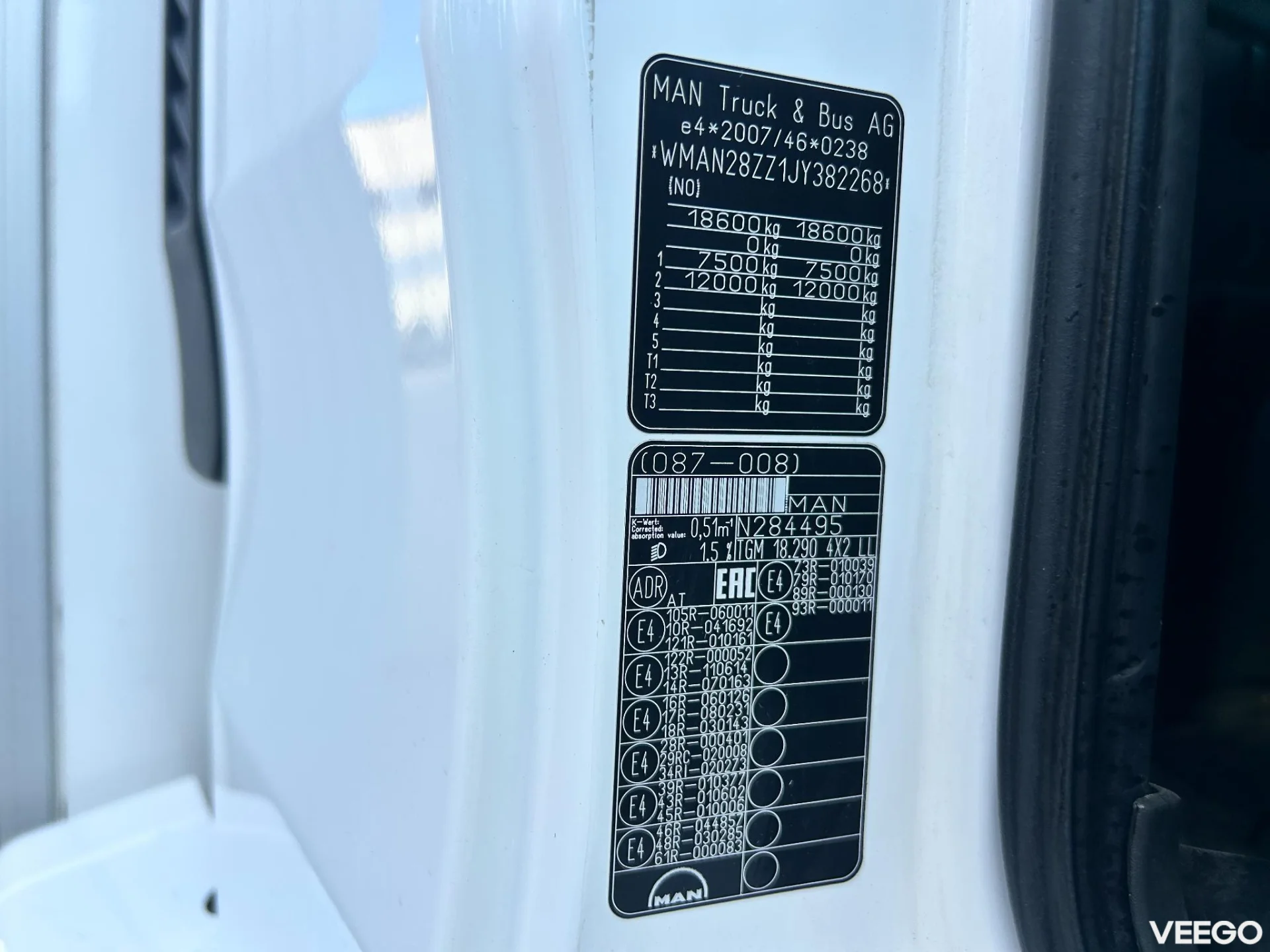 MAN TGM 4X2 EURO6 + SIDE OPENING 213kW