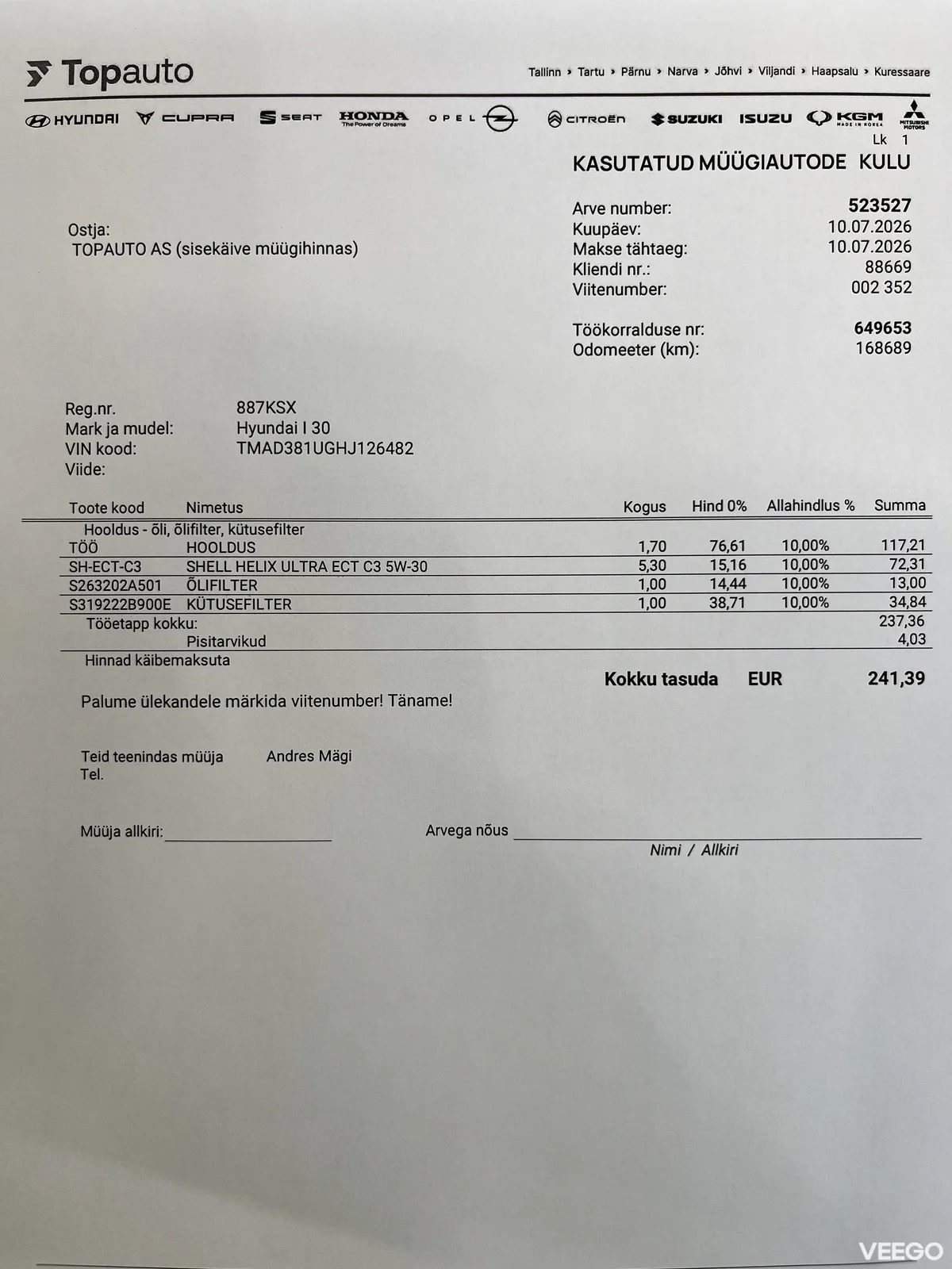 Hyundai i30 1.6 100kW