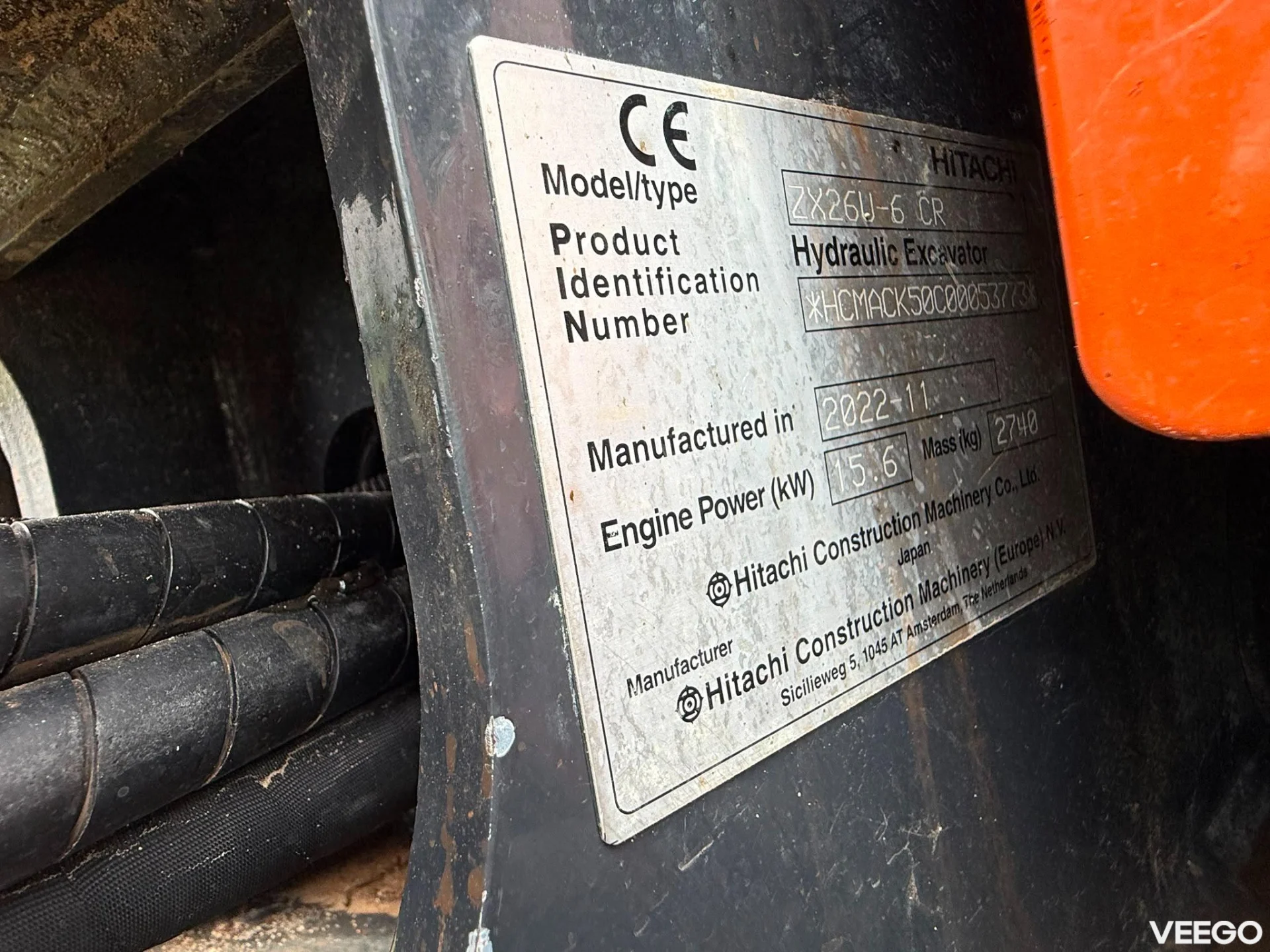 Hitachi ZX26U-6 16kW