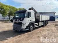Volvo FM 420  Flakbil med HIAB  X-HiPro 232 E-6 kran(136728) 315kW thumbnail