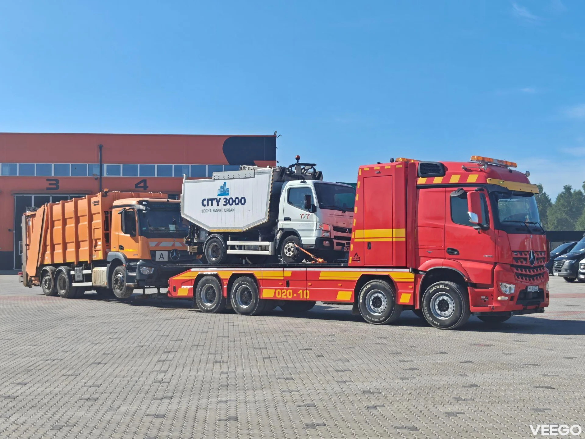 Mercedes-Benz Arocs FAS 12TON / 3x WINCH 12t + 20t + 6.7t / REMOTE  510kW