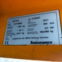 Jungheinrich ETV 216 Li 5300 DZ 1150mm kW thumbnail