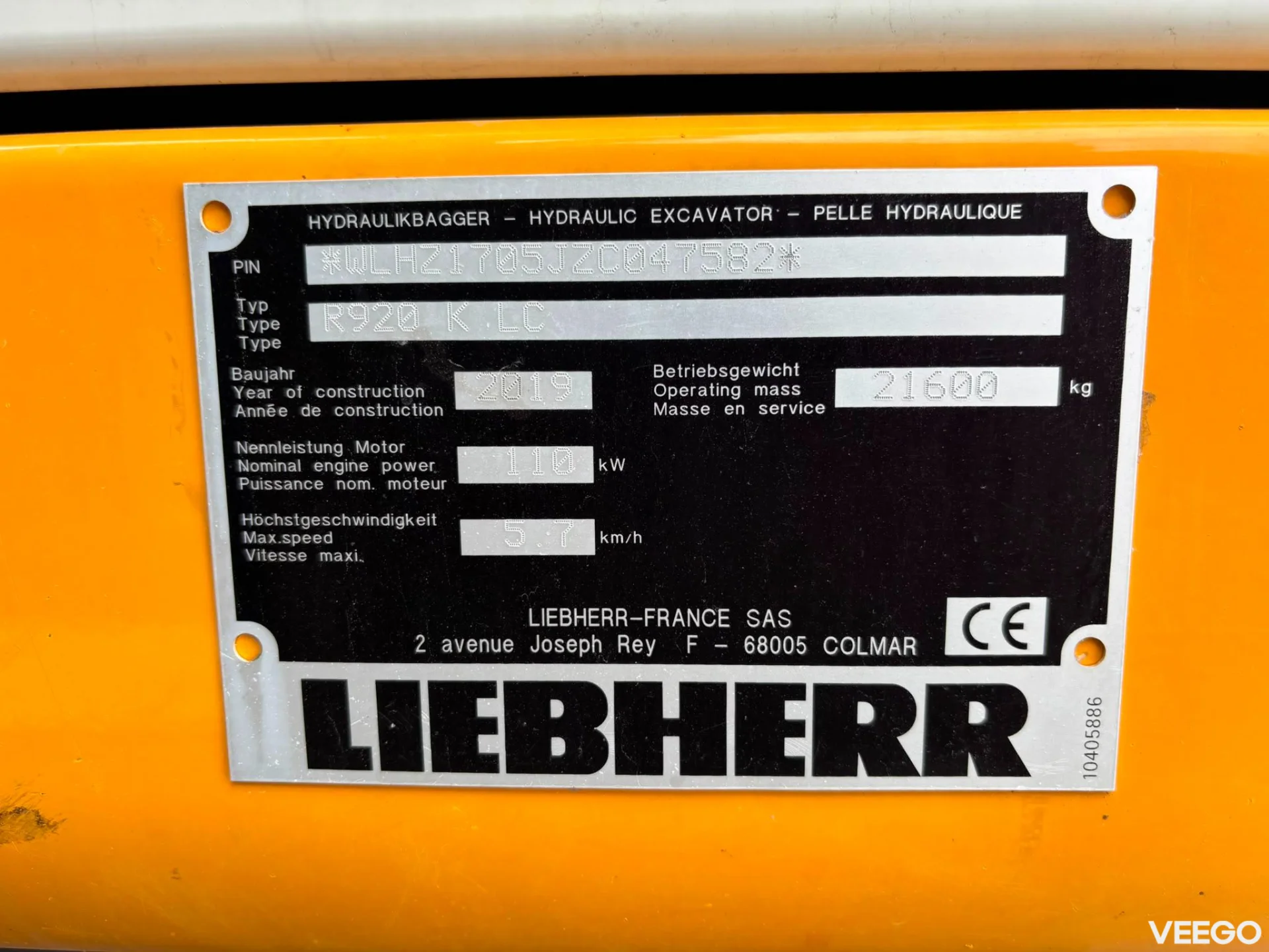 Liebherr R920LC TILTROTATOR / CENTRAL LUBRICATION / AC  110kW