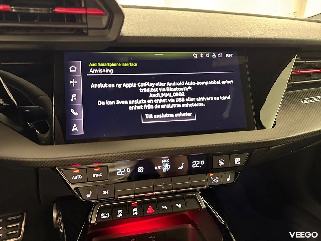 Audi RS 3 Sedan 400HK /RS-Design+ /HuD /Sportavgas /Se Spec 294kW