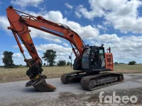 Hitachi ZX Bandgrävare med Redskap och Leica (137143) 122kW thumbnail