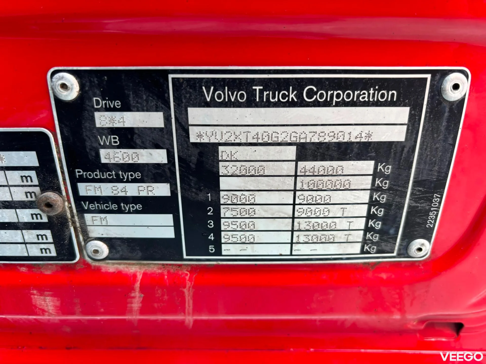 Volvo FM Zacklift Z453 / WINCH 13,61 ton  500kW