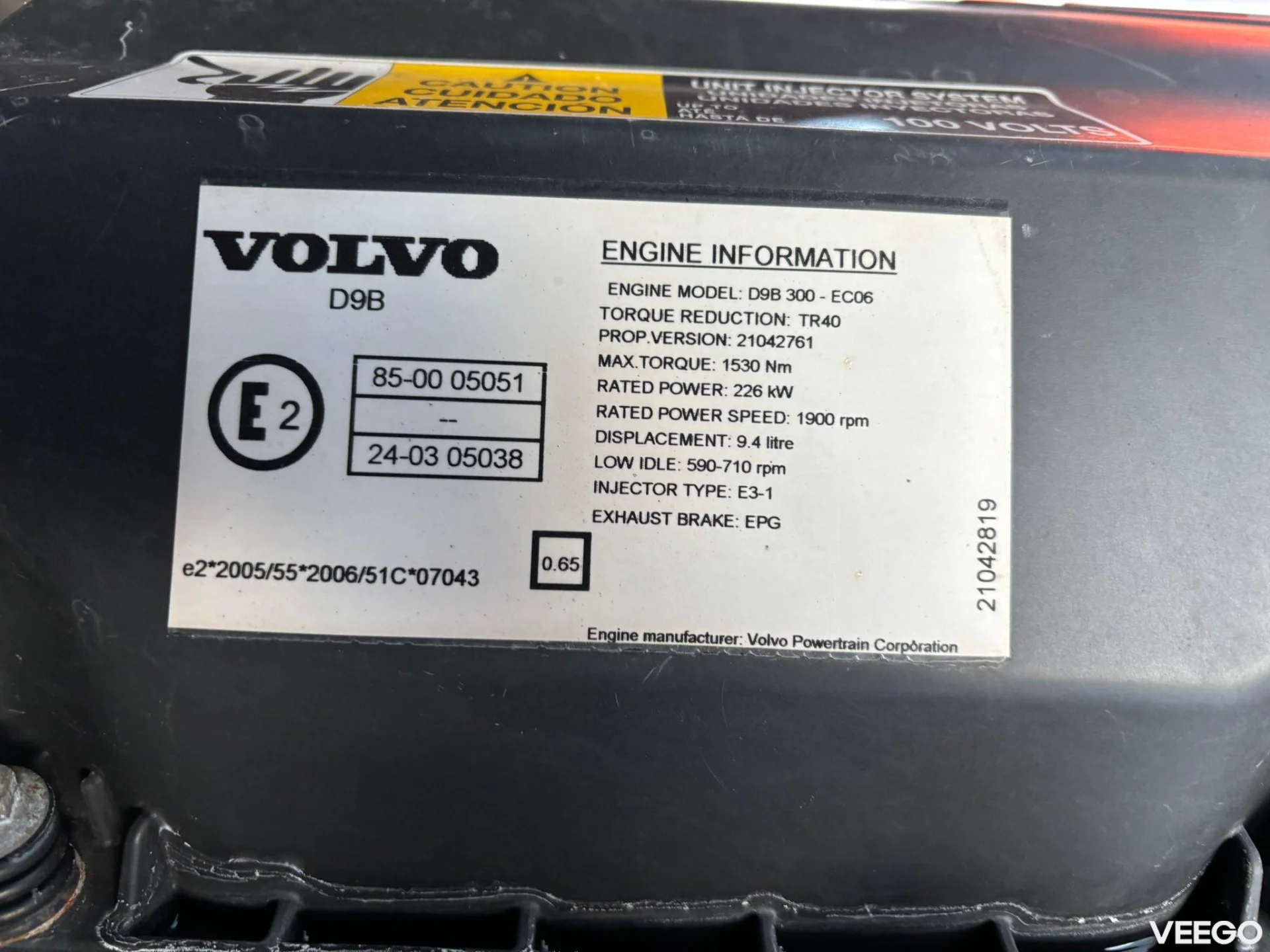 Volvo FM300 FOR SALE AS CHASSIS / ONLY 189215 km ! 226kW