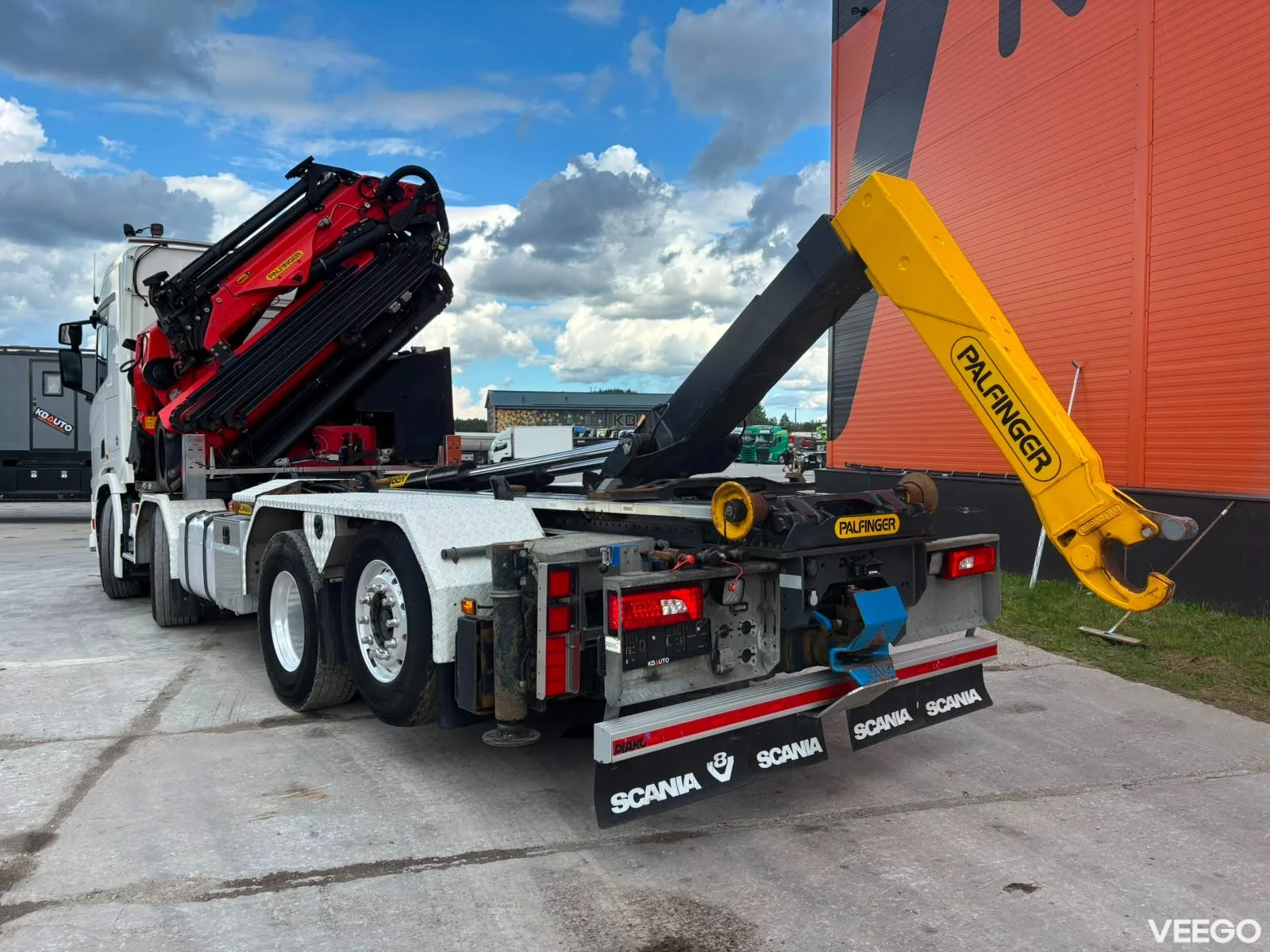 Scania R580 PK 78002 + JIB / PALFINGER T15 ton / L=5100 mm 580kW