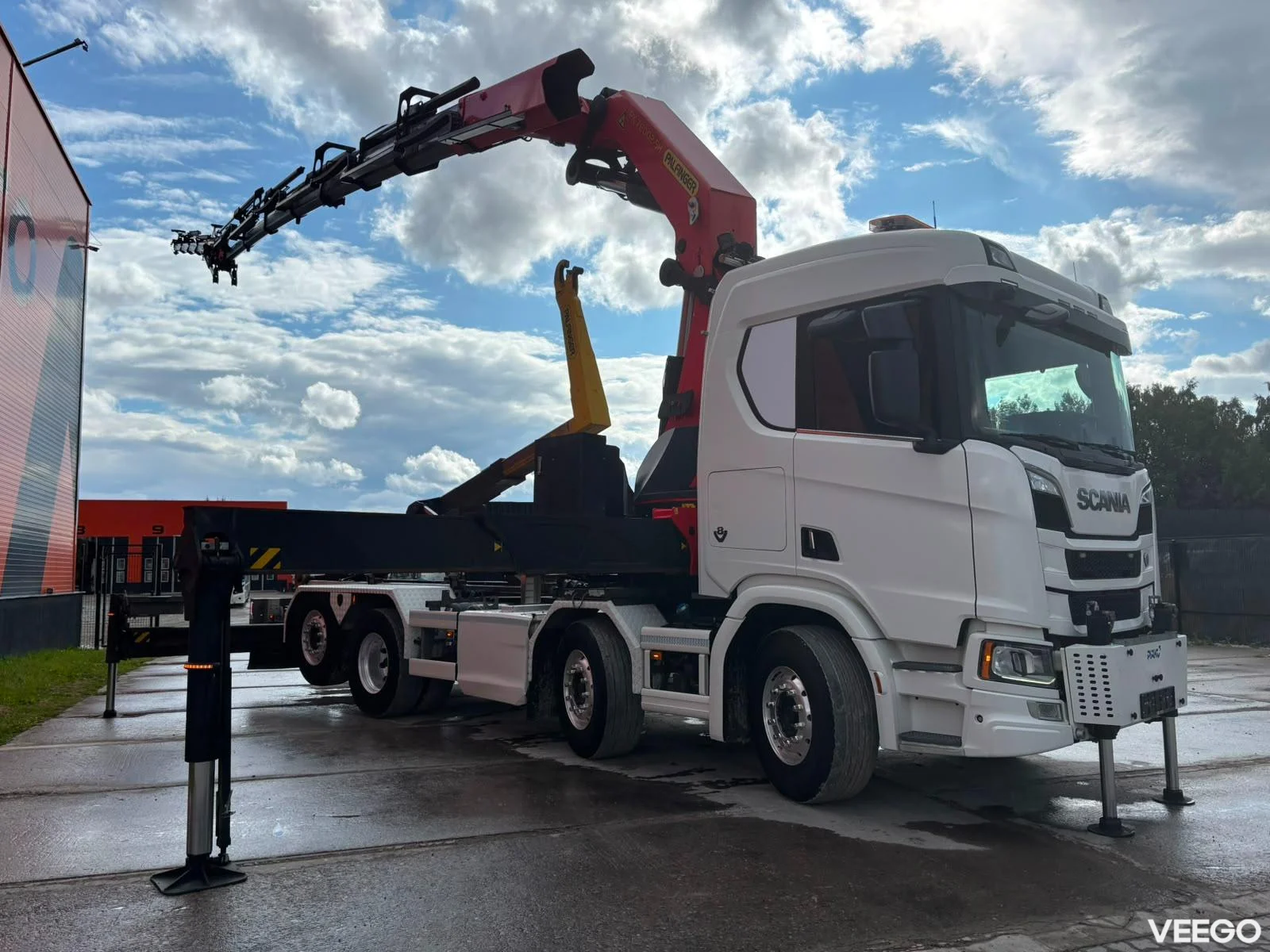 Scania R580 PK 78002 + JIB / PALFINGER T15 ton / L=5100 mm 580kW