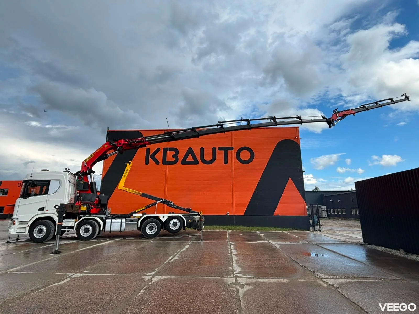 Scania R580 PK 78002 + JIB / PALFINGER T15 ton / L=5100 mm 580kW