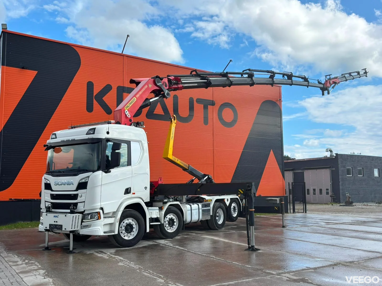 Scania R580 PK 78002 + JIB / PALFINGER T15 ton / L=5100 mm 580kW