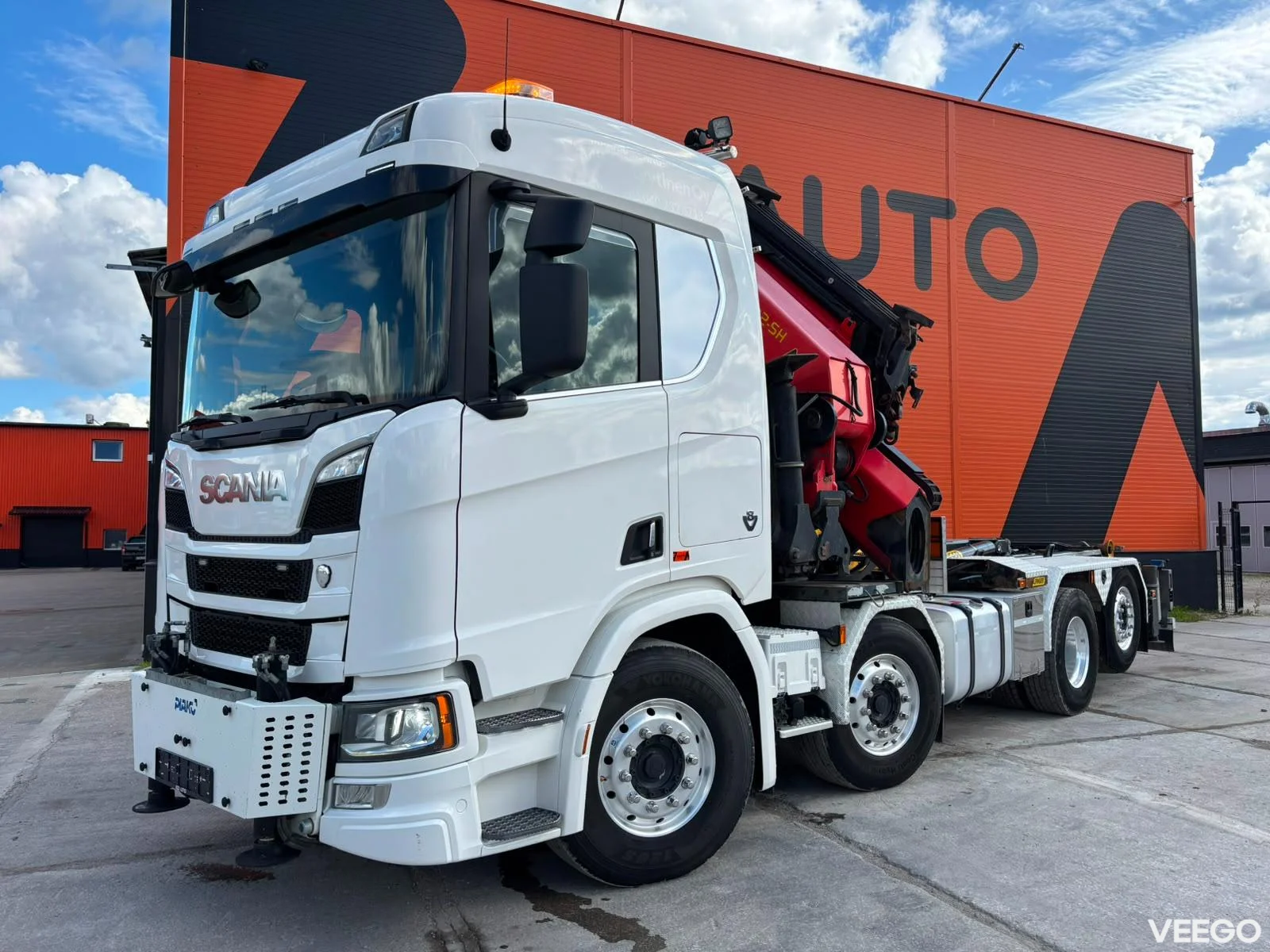 Scania R580 PK 78002 + JIB / PALFINGER T15 ton / L=5100 mm 580kW