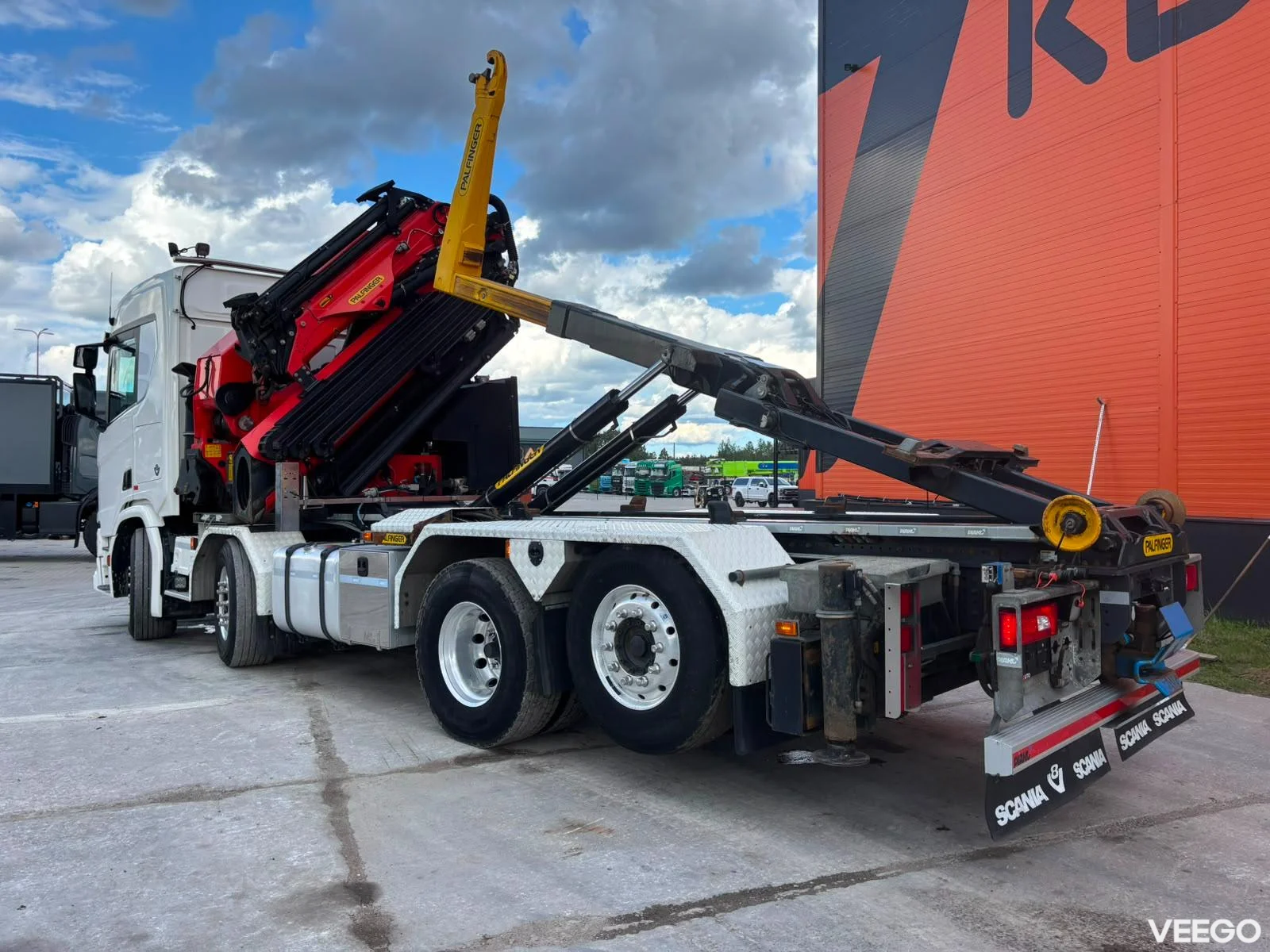 Scania R580 PK 78002 + JIB / PALFINGER T15 ton / L=5100 mm 580kW