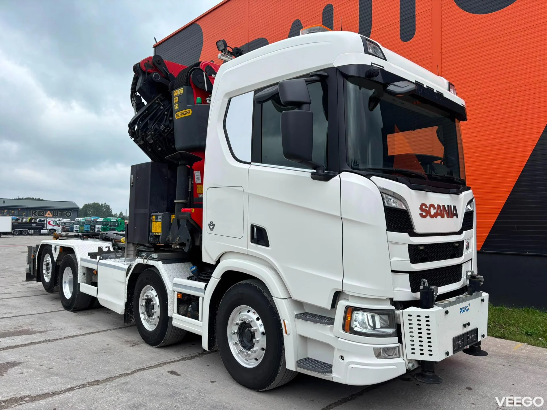 Scania R580 PK 78002 + JIB / PALFINGER T15 ton / L=5100 mm 580kW