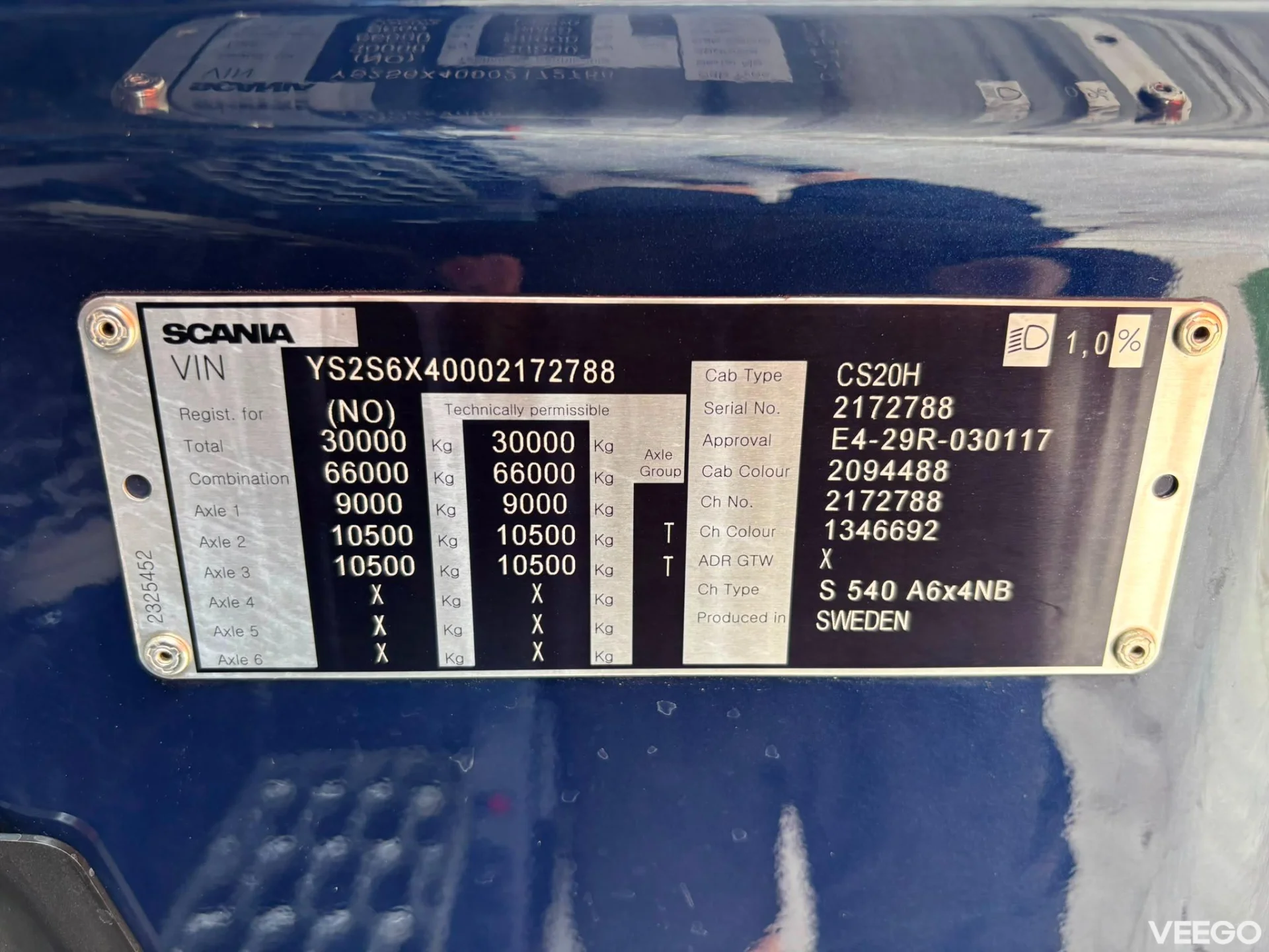 Scania S540 RETARDER 540kW