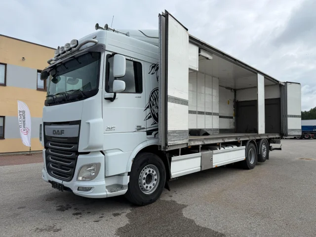 Image of DAF XF 6X2*4 EURO6 + SIDE OPENING + CARRIER SUPRA 1150 320kW
