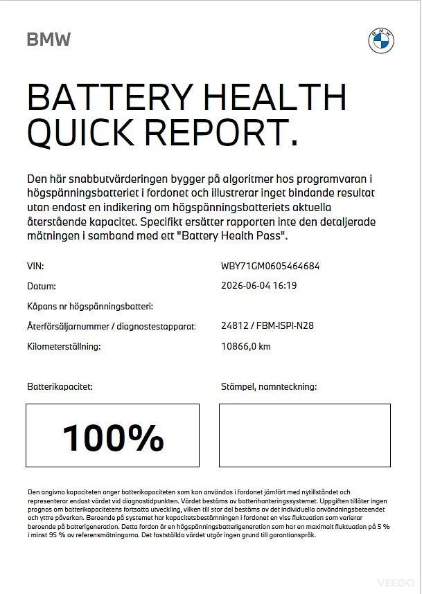 BMW iX2 xDrive30 M Sport Drag 19" Rattvärme Park Assist 0kW