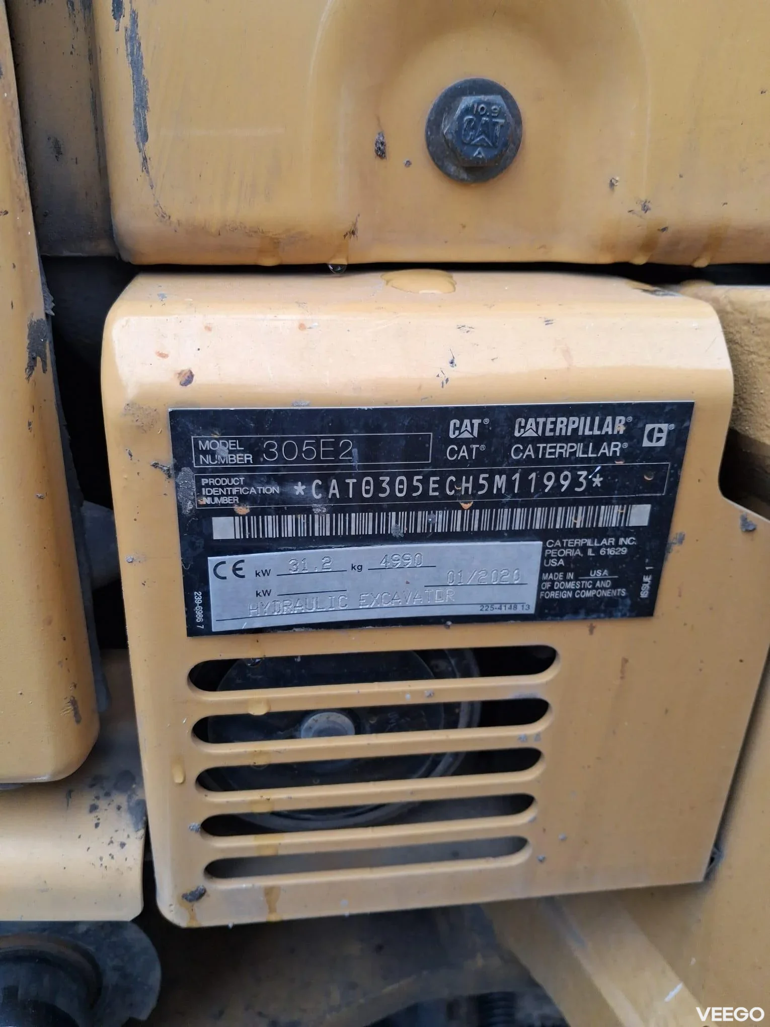 Caterpillar 305E2CR 31kW