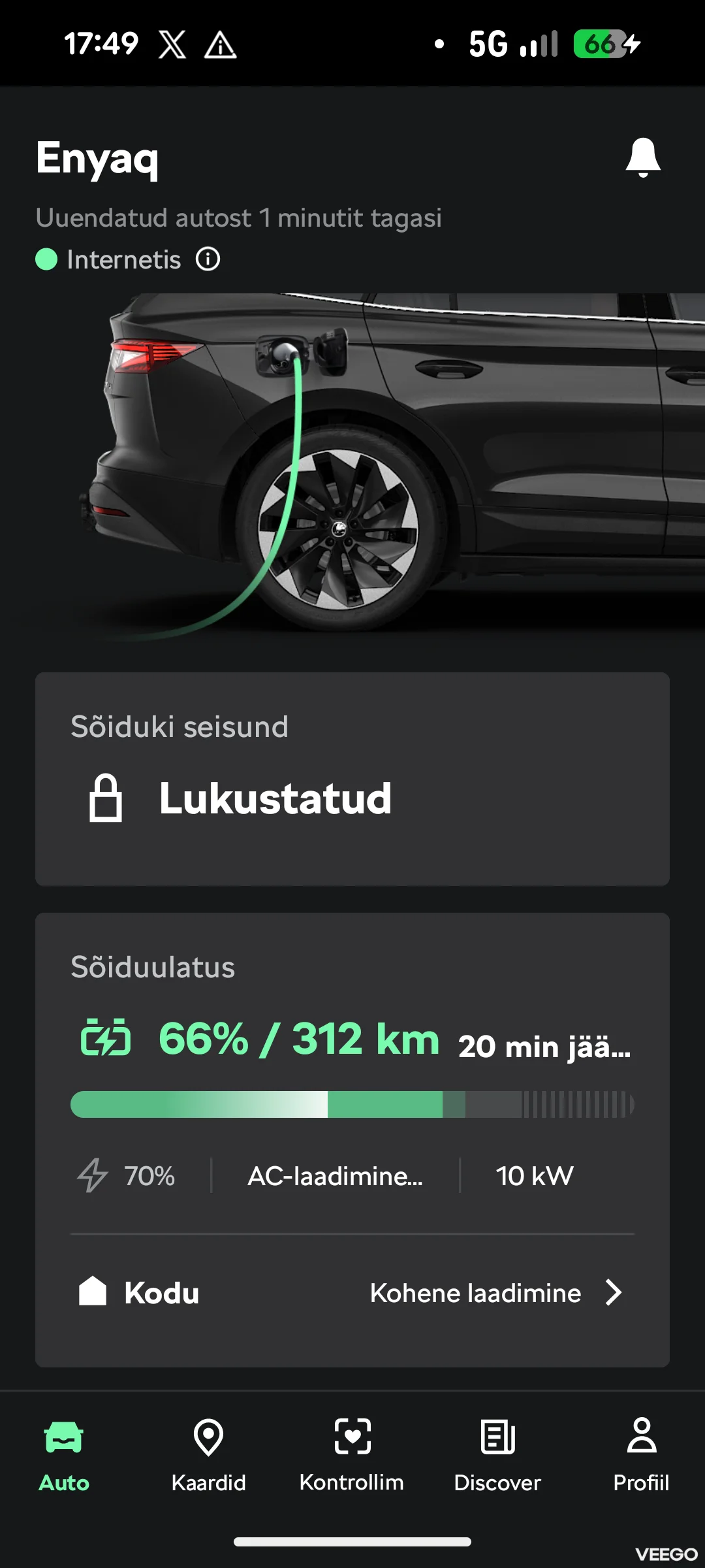 Skoda Enyaq iV80 / 82kWh 0.0 150kW