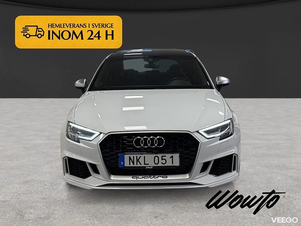 Audi RS 3 Sportback 475HK /Pano/Cockpit/Sportavgas/Sv-Såld 349kW