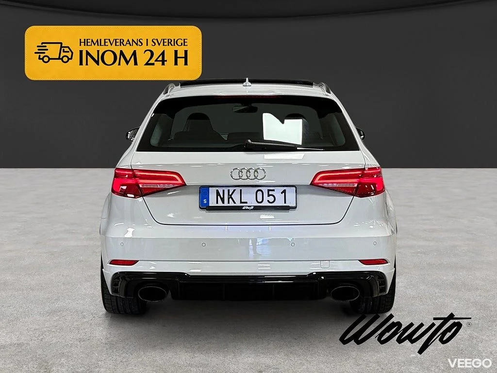 Audi RS 3 Sportback 475HK /Pano/Cockpit/Sportavgas/Sv-Såld 349kW