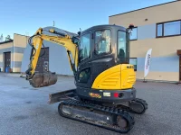 New Holland E37C + Quick Coupler + 2 BUCKETS + 1527h 18kW thumbnail