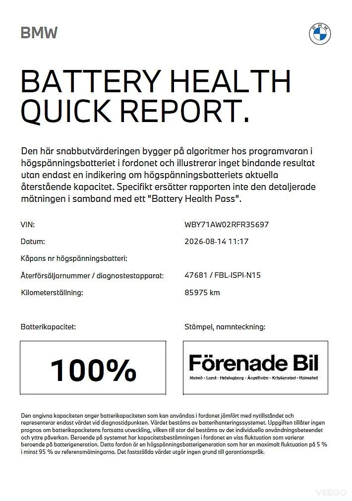 BMW i4 eDrive40 M Sport Pro Drag Glastaklucka H/K Adpt Farth 0kW