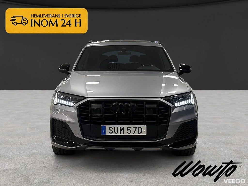 Audi Q7 50 TDI Q 286HK 7-Sits S-Line /Laser/Bose/360/Pano/Spec 210kW