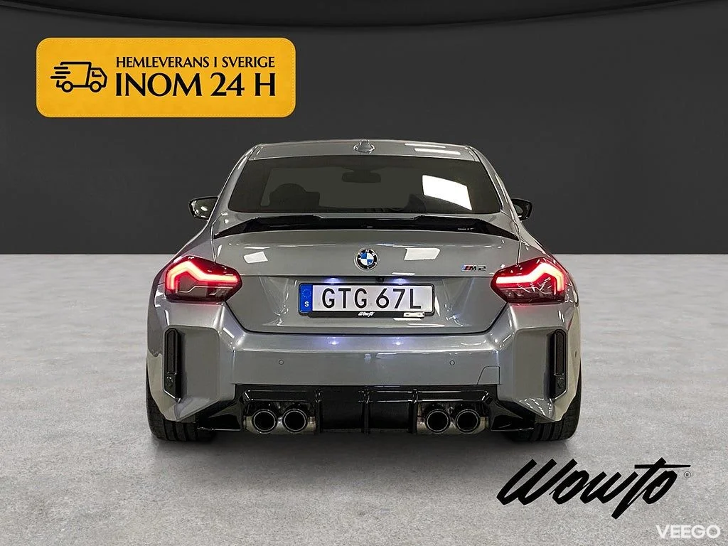 BMW M2 480HK /Svensksåld /H/K /Se Spec /Moms 353kW