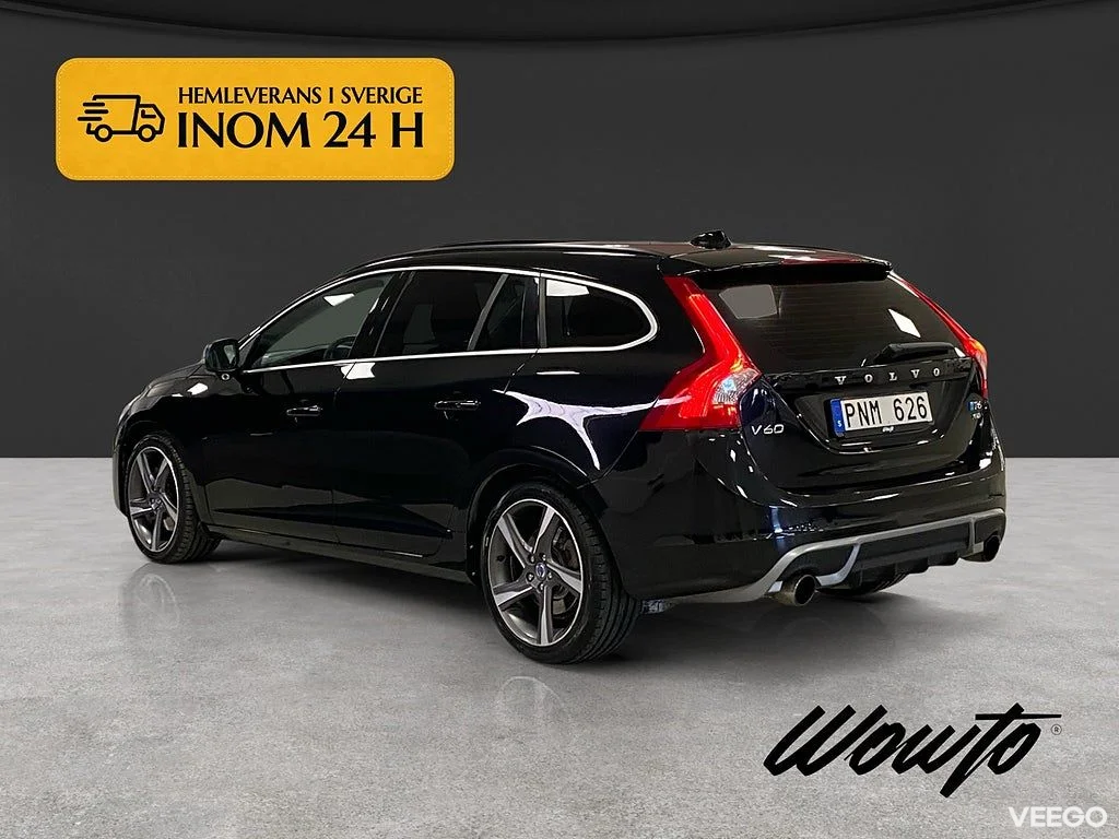 Volvo V60 T6 AWD 329HK Black R /Ferrita /Taklucka 242kW